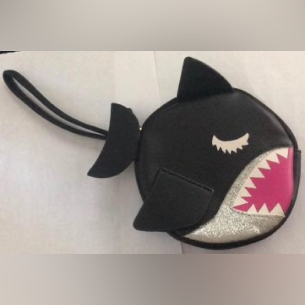 Betsey Johnson Black Shark Purse
